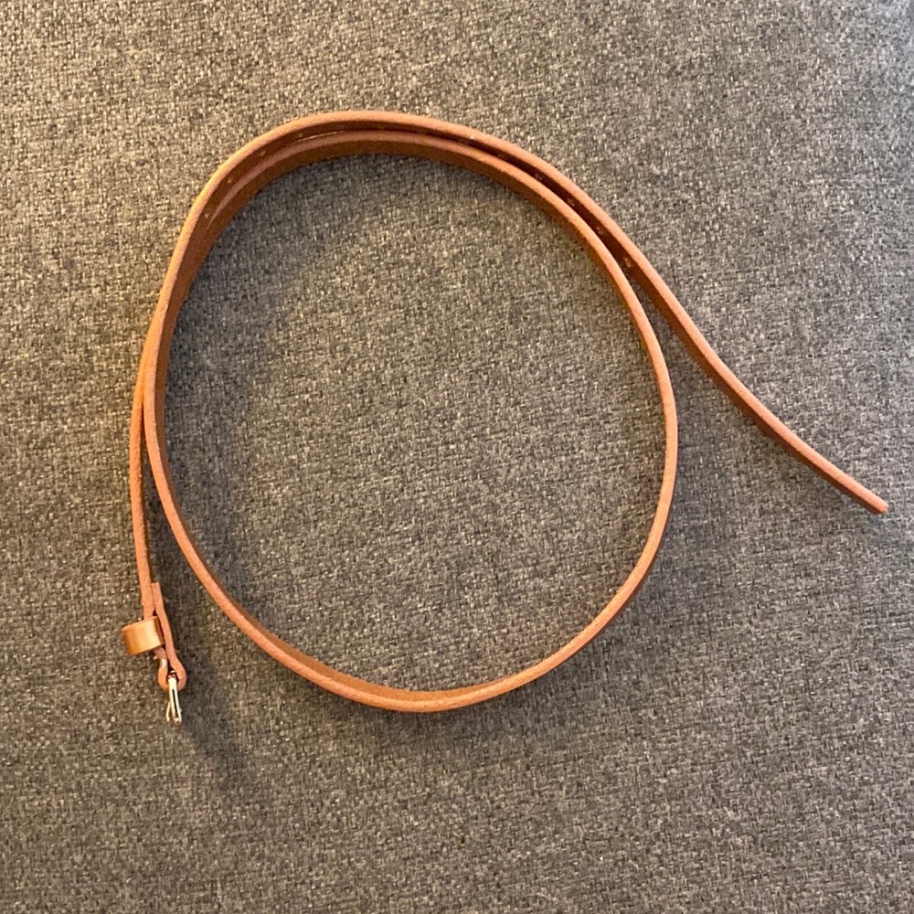 Rose gold j.crew belt